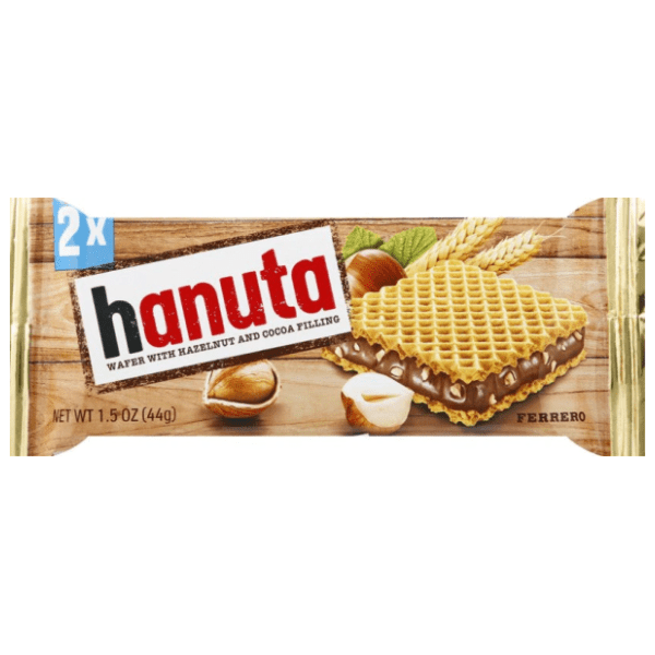 Napolitanke HANUTA Lješnjak kakao 44g 0