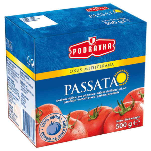 PODRAVKA Pasirani sok od rajčice 500g 0