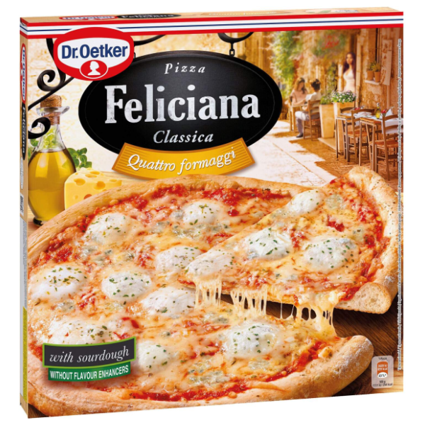 Pizza DR.OETKER Feliciana quattro formaggi 325g 0