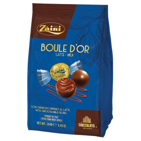 Praline ZAINI Boule d'or milk 154g 0