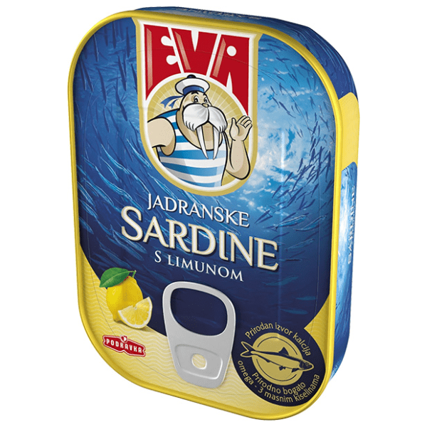 Sardina EVA s limunom 100g 0