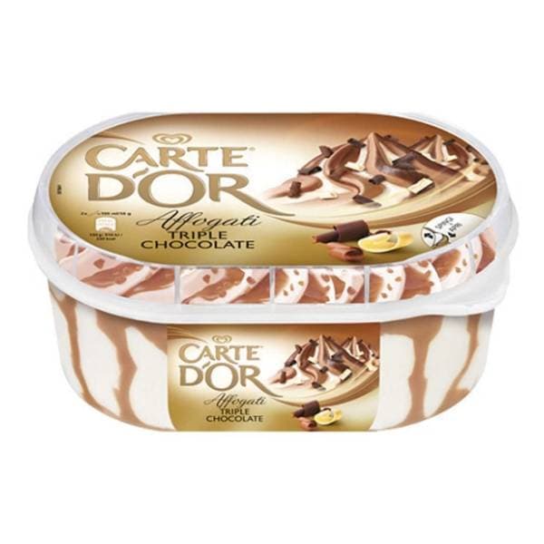 Sladoled CARTE D'OR Triple chocolate 900ml 0