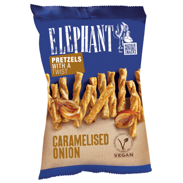 Štapići ELEPHANT Twists s karameliziranim lukom 160g 0