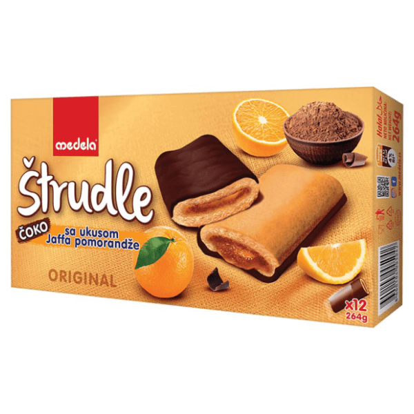 MEDELA štrudle čoko s okusom Jaffa naranče 264g 0