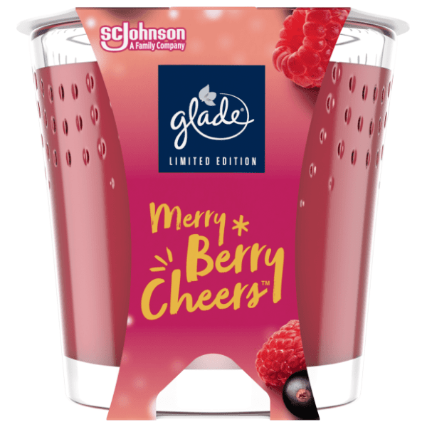 Svijeća GLADE merry berry cheers 129g 0