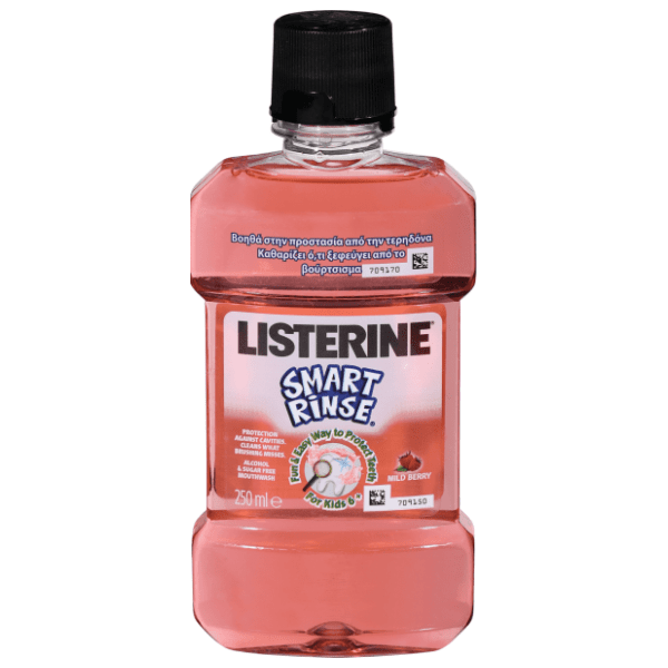 Tekućina za ispiranje usta LISTERINE Smart rinse kids berry 250ml 0