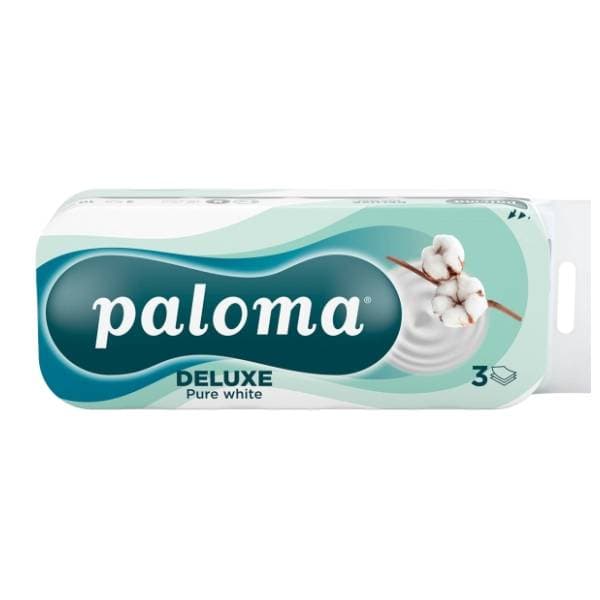 Toaletni papir PALOMA pure white 3 sloja 10 kom 0