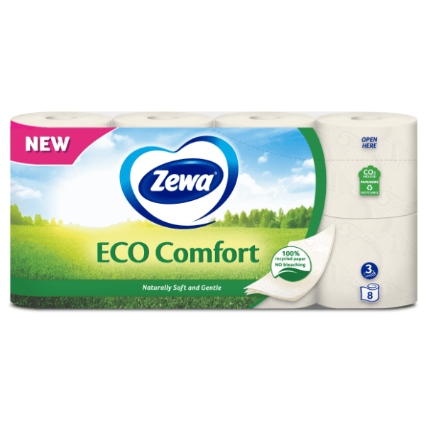 Toaletni papir ZEWA eco comfort 3 sloja 8 kom 0