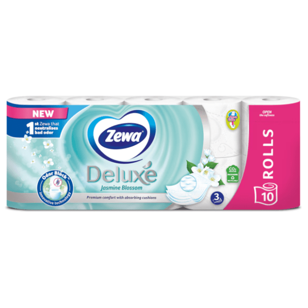 Toaletni papir ZEWA deluxe jasmin 3 sloja 10 kom 0
