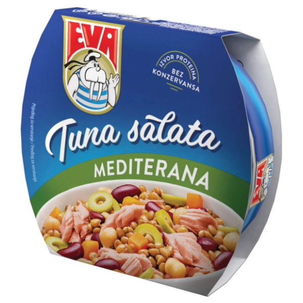 Tuna EVA Salata Mediterana 160g 0