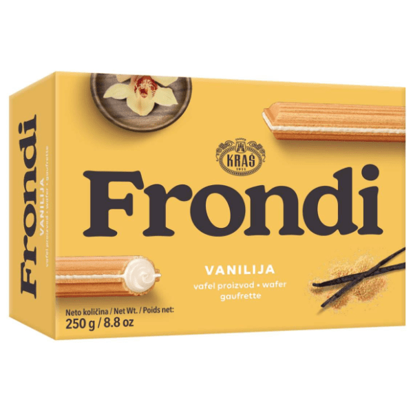 Vafl vanilija KRAŠ FRONDI 250g 0