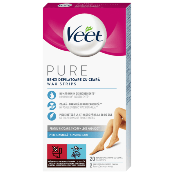 VEET pure trakice za depilaciju 20kom 0