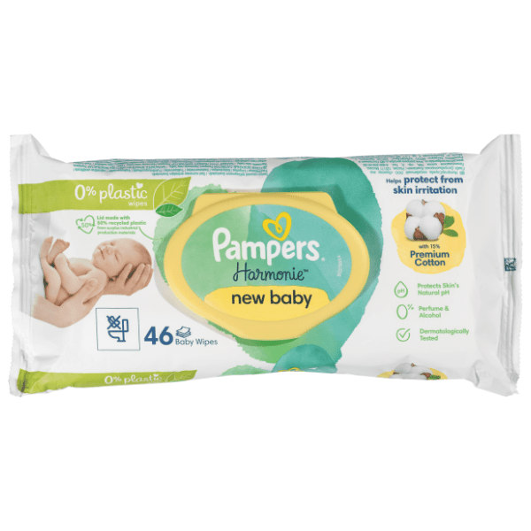Vlažne maramice PAMPERS Harmonie new born 46kom 0