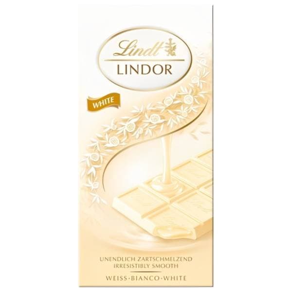 Čokolada bijela LINDT Lindor 100g 0
