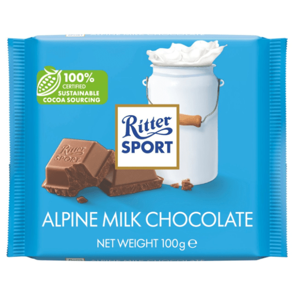 Čokolada RITTER SPORT alpsko mlijeko 100g 0