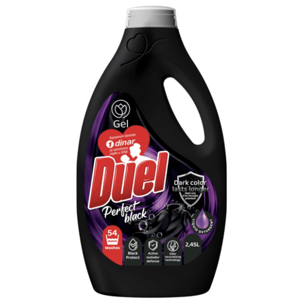 DUEL perfect black tekući deterdžent 54 pranja (2,45l) 0