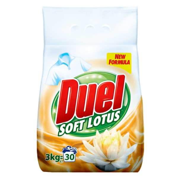 DUEL Soft lotus deterdžent za rublje 30 pranja (3kg) 0