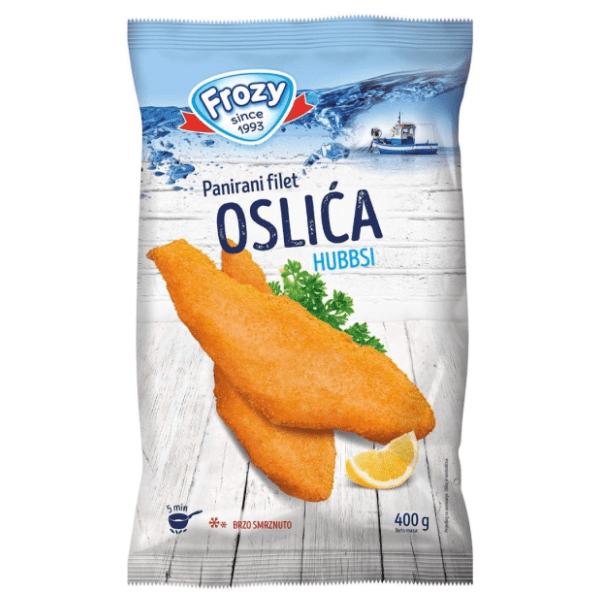 FROZY pohani filet oslića hubbsi 400g 0