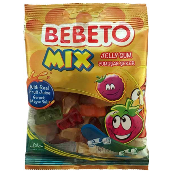 Gumeni bomboni BEBETO mix 80g 0