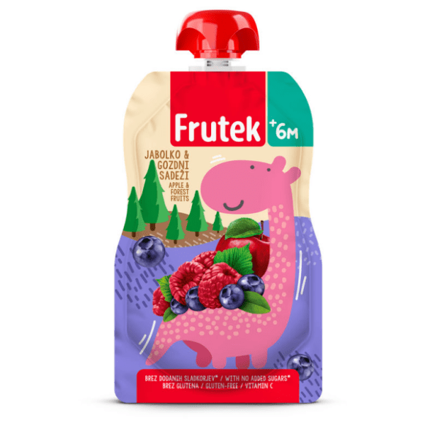 Kašica FRUTEK šumsko voće jabuka 100g 0