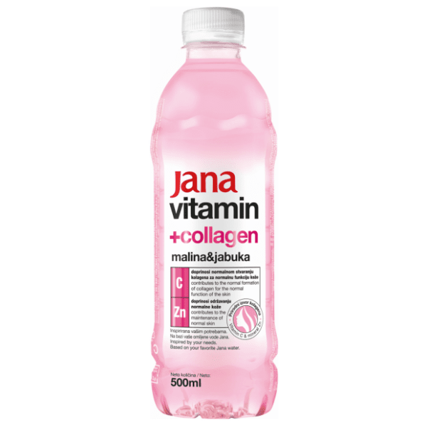 Negazirana voda JANA vitamin+kolagen 500ml 0