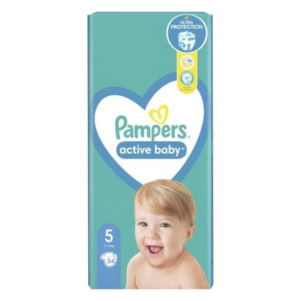 PAMPERS pelene Active baby 5 54kom 0