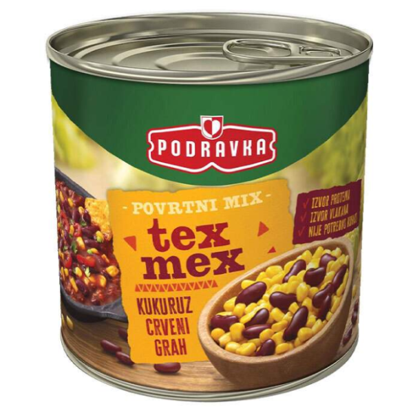 Mješavina povrća PODRAVKA Tex-mex 340g 0