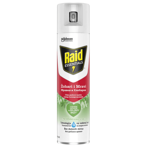 RAID sprej za puzajuće insekte 400ml 0