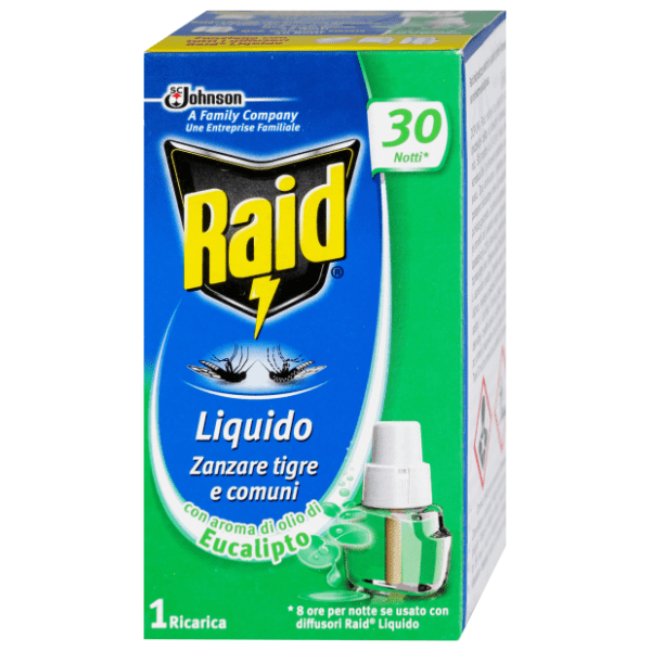 RAID tekuće punjenje za aparat protiv komaraca 26ml 0