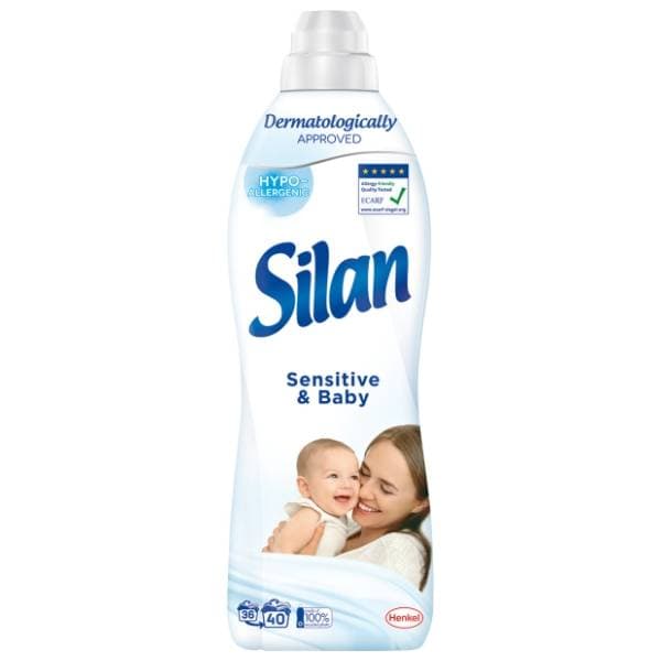 SILAN Sensitive & baby omekšivač za rublje 40 pranja (880ml) 0