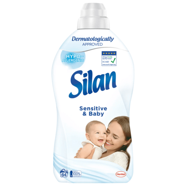 SILAN Sensitive & baby omekšivač za rublje 64 pranja (1408ml) 0