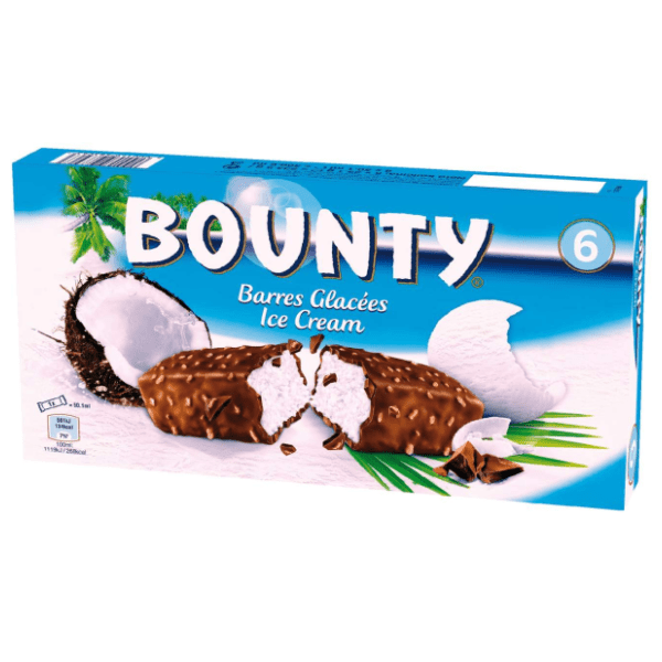 Sladoled BOUNTY multipakiranje 6x39,1g 0