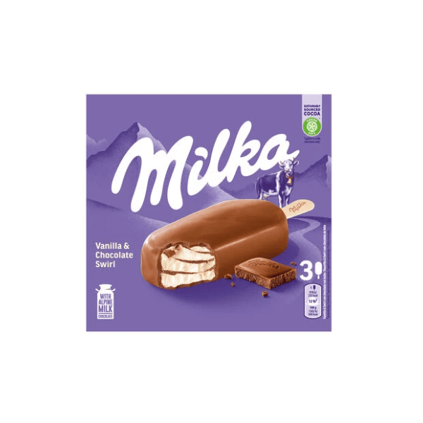 Sladoled MILKA štapić multipakiranje 3x90ml 0