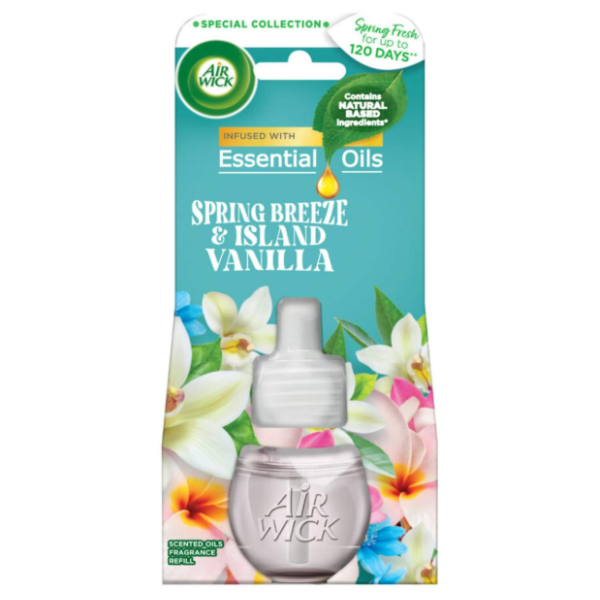 AIR WICK uložak za osvježivač breeze & island vanilla 19ml 0