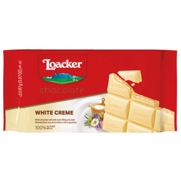 Bijela čokolada LOACKER 87g 0