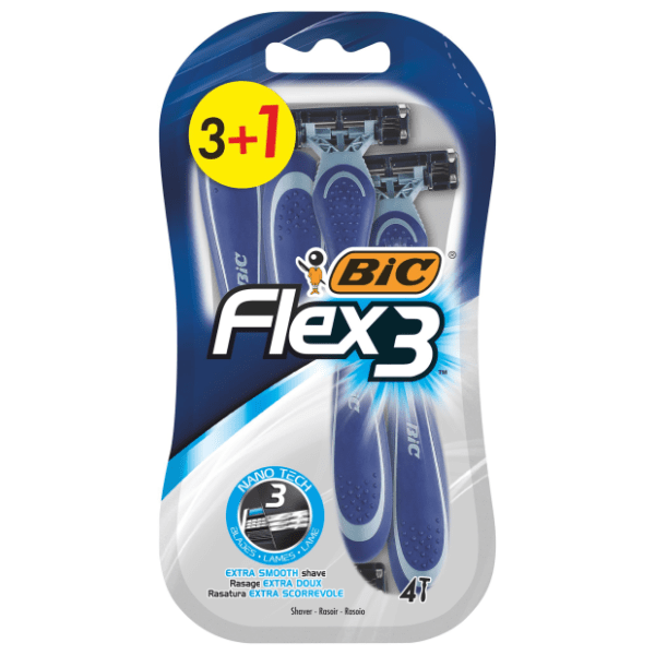 Brijač BIC Flex 3 blister 3+1 gratis 0