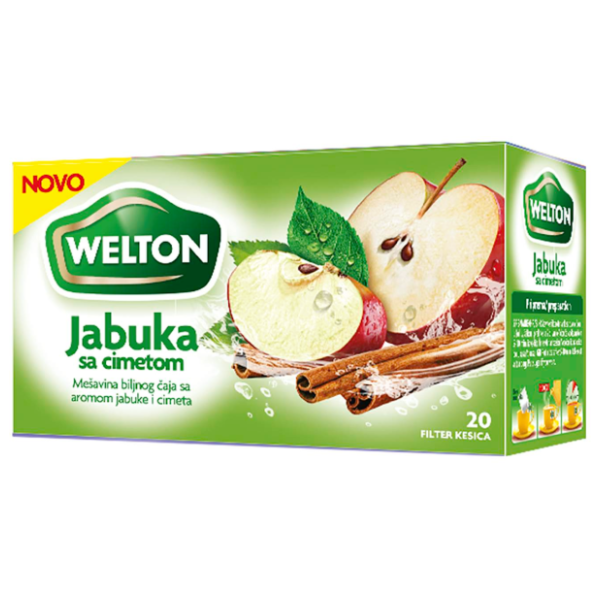 WELTON čaj jabuka cimet 44g 0