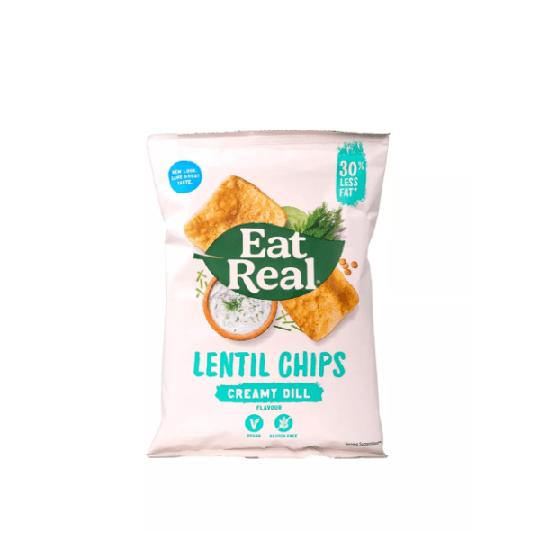 Čips od leće EAT REAL kopar 40g 0