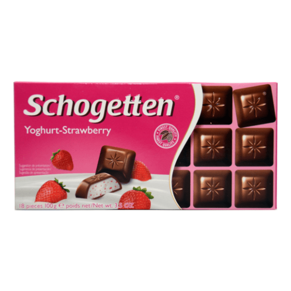 Čokolada SCHOGETTEN jagoda jogurt 100g 0