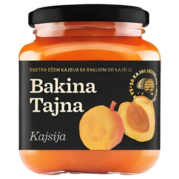 BAKINA TAJNA džem marelica s dodatkom rakije 240g 0