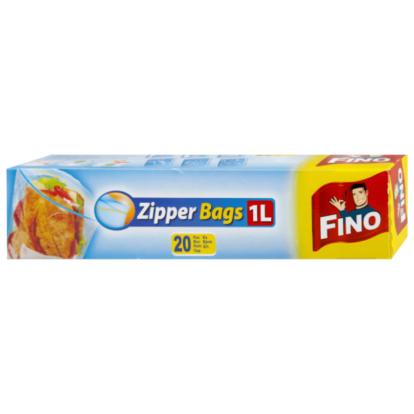 FINO vrećice za zamrzivač zipper 1l 20kom 0