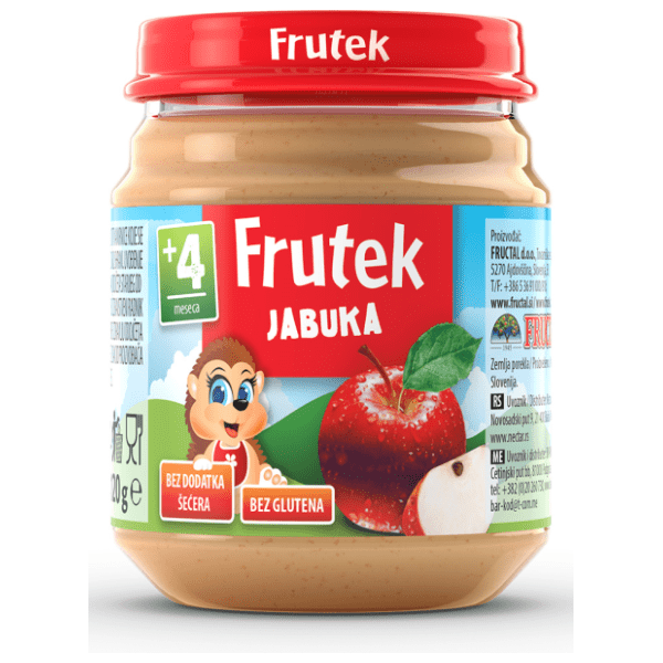 FRUTEK kašica od jabuke 120g 0