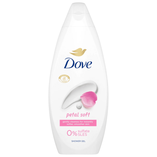 Gel za tuširanje DOVE petal soft 250ml 0