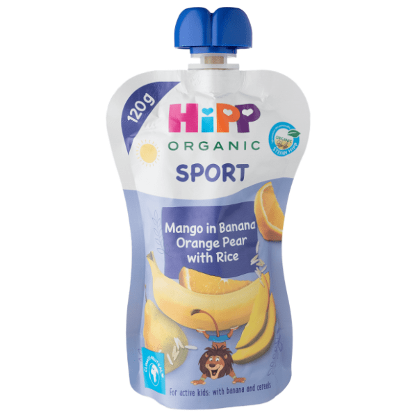 HIPP organic sport kašica mango naranča kruška 120g 0