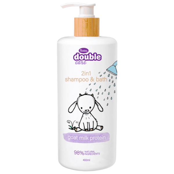 Kupka i šampon VIOLETA baby double care 400ml 0