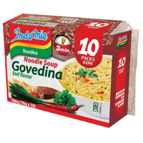 Nudle INDOMIE govedina 10x70g 0