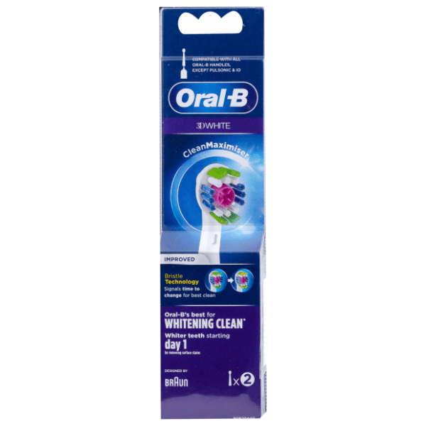 ORAL B 3D white nastavci za električnu četkicu 2kom 0