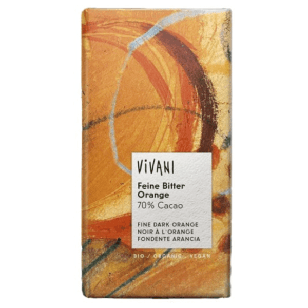 Organska tamna čokolada VIVANI s narančom 100g 0