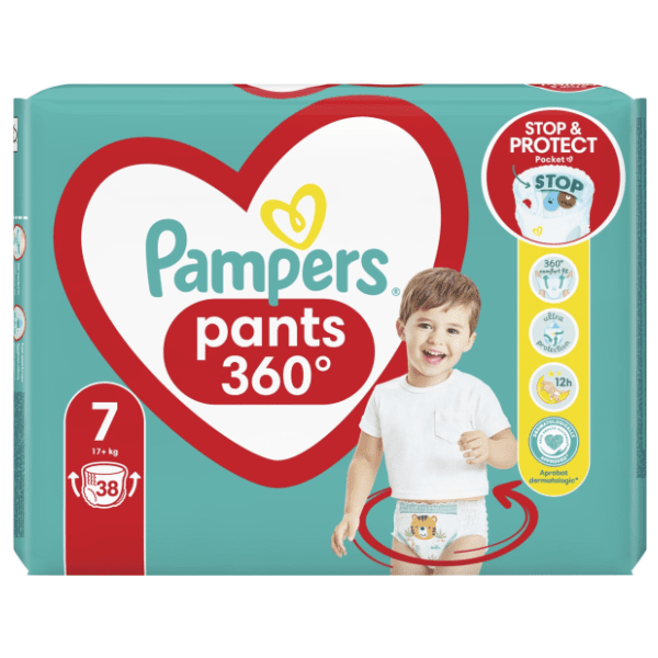 PAMPERS pelene pants 7 38kom 0