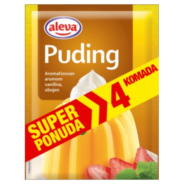 Puding vanilija ALEVA 4x40g 0
